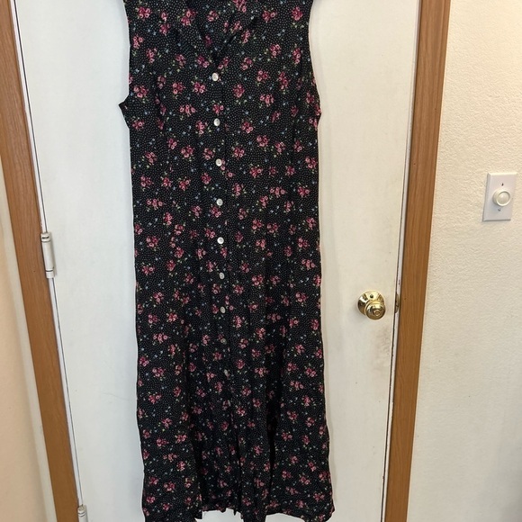 Vintage JBS LTD Prairie Cottage
Maxi Dress  mother of pearl button Floral - Picture 3 of 8